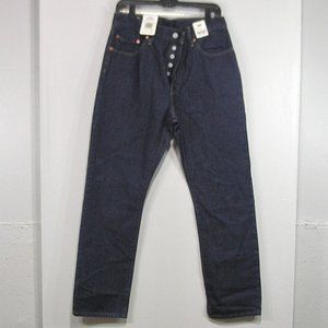 LEVI'S PREMIUM 501 JEANS STRAIGHT LEG BUTTON FLY